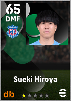 Sueki Hiroya — DMF, OVR 65, MAX 65