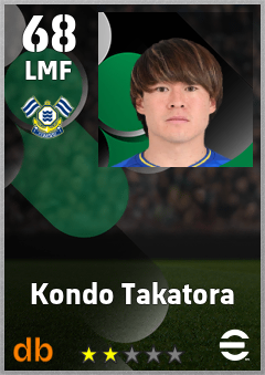 Kondo Takatora eFootball player card