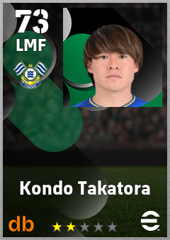 Kondo Takatora — LMF, OVR 73, MAX 73