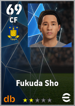Fukuda Sho — CF, OVR 69, MAX 69