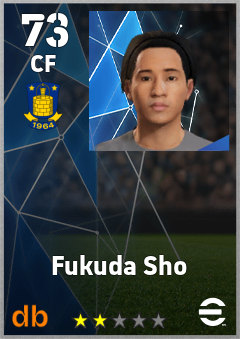 Fukuda Sho — CF, OVR 73, MAX 73