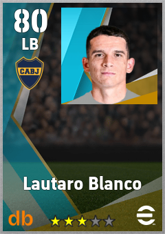 Lautaro Blanco — LB, OVR 80, MAX 80
