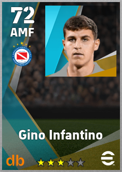 Gino Infantino — AMF, OVR 72, MAX 72