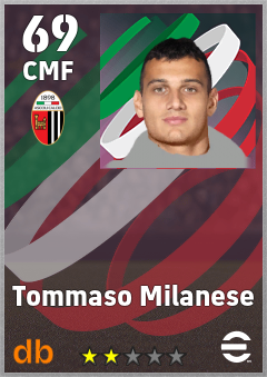 Tommaso Milanese — CMF, OVR 69, MAX 69