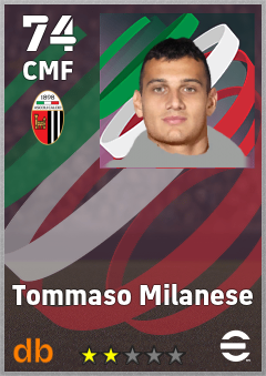 Tommaso Milanese — CMF, OVR 74, MAX 74