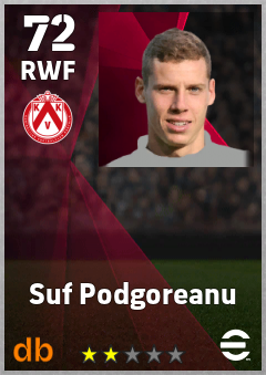 Suf Podgoreanu — RWF, OVR 72, MAX 72