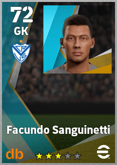 Facundo Sanguinetti eFootball player card