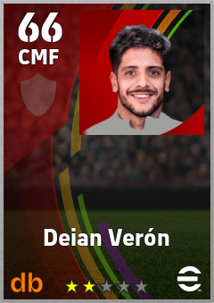 Deian Verón eFootball player card