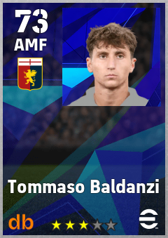 Tommaso Baldanzi — AMF, OVR 73, MAX 73