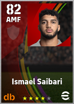 Ismael Saibari eFootball player card