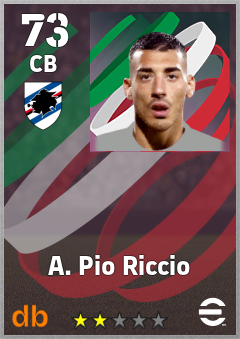 A. Pio Riccio — CB, OVR 73, MAX 73