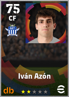 Iván Azón — CF, OVR 75, MAX 75