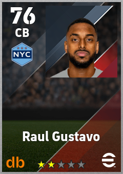 Raul Gustavo — CB, OVR 76, MAX 76