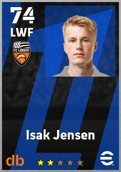 Isak Jensen eFootball player card