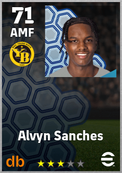 Alvyn Sanches eFootball player card
