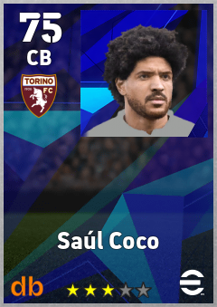 Saúl Coco eFootball player card