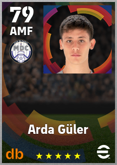 Arda Güler eFootball player card