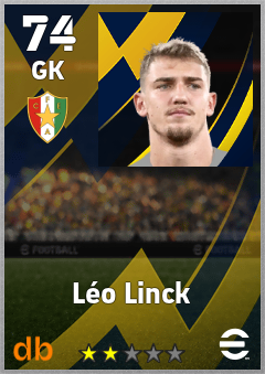 Léo Linck — GK, OVR 74, MAX 74
