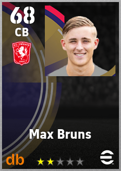 Max Bruns — CB, OVR 68, MAX 68