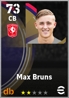 Max Bruns eFootball player card