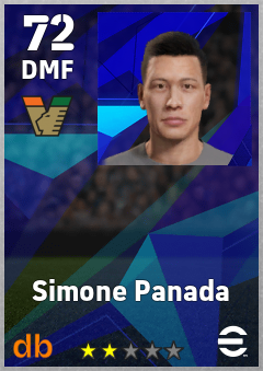 Simone Panada — DMF, OVR 72, MAX 72
