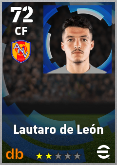 Lautaro de León eFootball player card