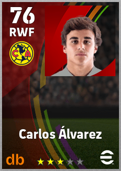 Carlos Álvarez — RWF, OVR 76, MAX 76