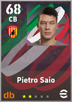 Pietro Saio — CB, OVR 68, MAX 68