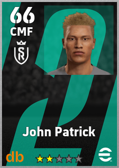 John Patrick eFootball player card