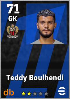Teddy Boulhendi — GK, OVR 71, MAX 71