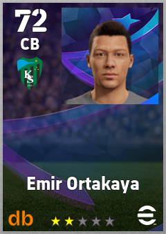 Emir Ortakaya — CB, OVR 72, MAX 72