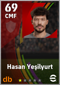 Hasan Yeşilyurt — CMF, OVR 69, MAX 69
