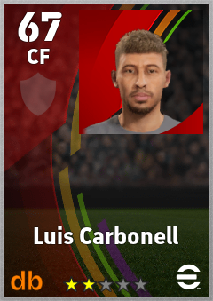 Luis Carbonell eFootball player card