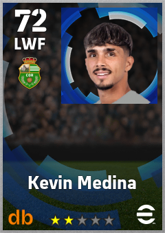 Kevin Medina eFootball player card