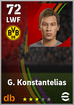 G. Konstantelias eFootball player card