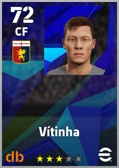 Vítinha — CF, OVR 72, MAX 72
