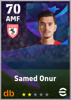 Samed Onur — AMF, OVR 70, MAX 70