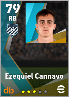 Ezequiel Cannavo — RB, OVR 79, MAX 79