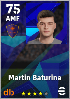 Martin Baturina — AMF, OVR 75, MAX 75