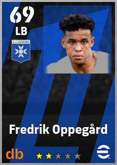 Fredrik Oppegård eFootball player card