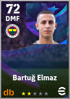 Bartuğ Elmaz — DMF, OVR 72, MAX 72