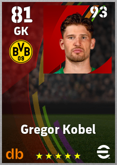Gregor Kobel eFootball player card