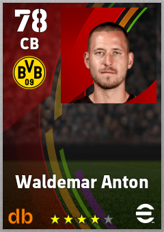 Waldemar Anton eFootball player card