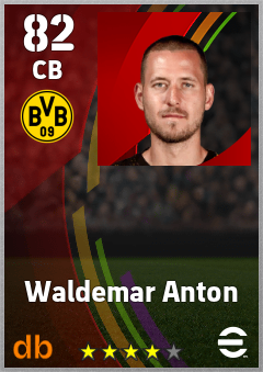 Waldemar Anton — CB, OVR 82, MAX 82