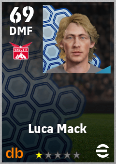 Luca Mack eFootball player card