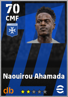 Naouirou Ahamada — CMF, OVR 70, MAX 70