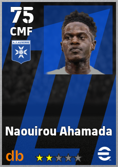 Naouirou Ahamada — CMF, OVR 75, MAX 75