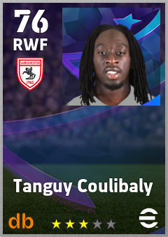 Tanguy Coulibaly — RWF, OVR 76, MAX 76