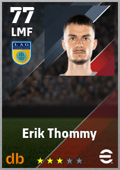 Erik Thommy — LMF, OVR 77, MAX 77