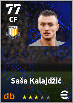 Saša Kalajdžić — CF, OVR 77, MAX 77